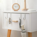 Door hooks DUOHOLD | Double hooks for cabinet doors | Stainless steel 304 | Black or White | No drilling