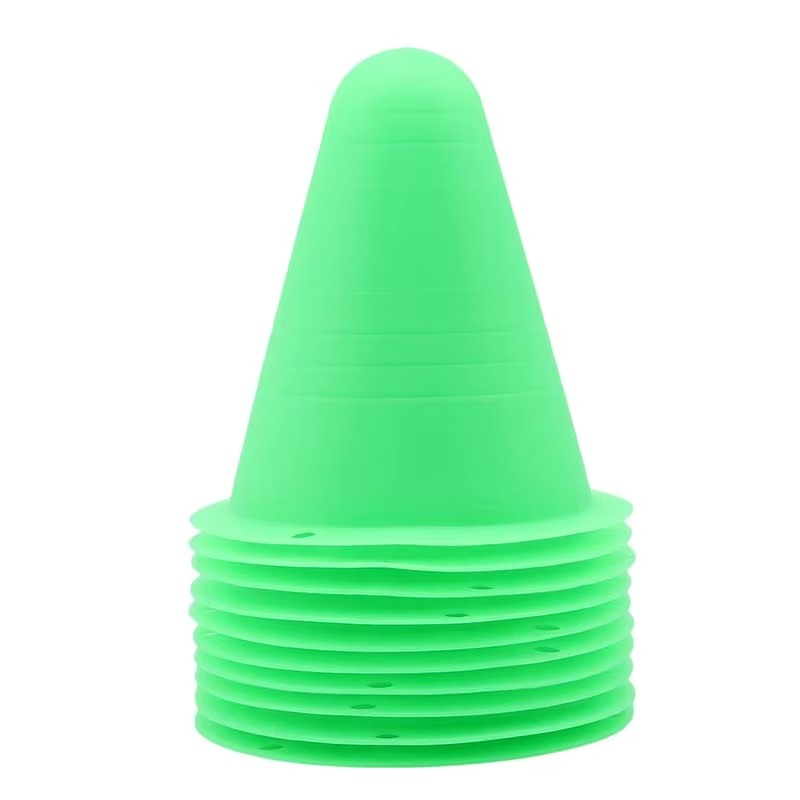 10-Pack Training Cones for Skating, Soccer, Football, and Sports Drills