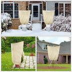 Zevolim| Winter protection cover for plants - Frost protection with zipper and drawstring, breathable for palms and potted plants in the garden