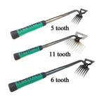 Zevolim| Raveta Garden rake | Robust steel tines | Ergonomic handle | Effective against weeds & leaves
