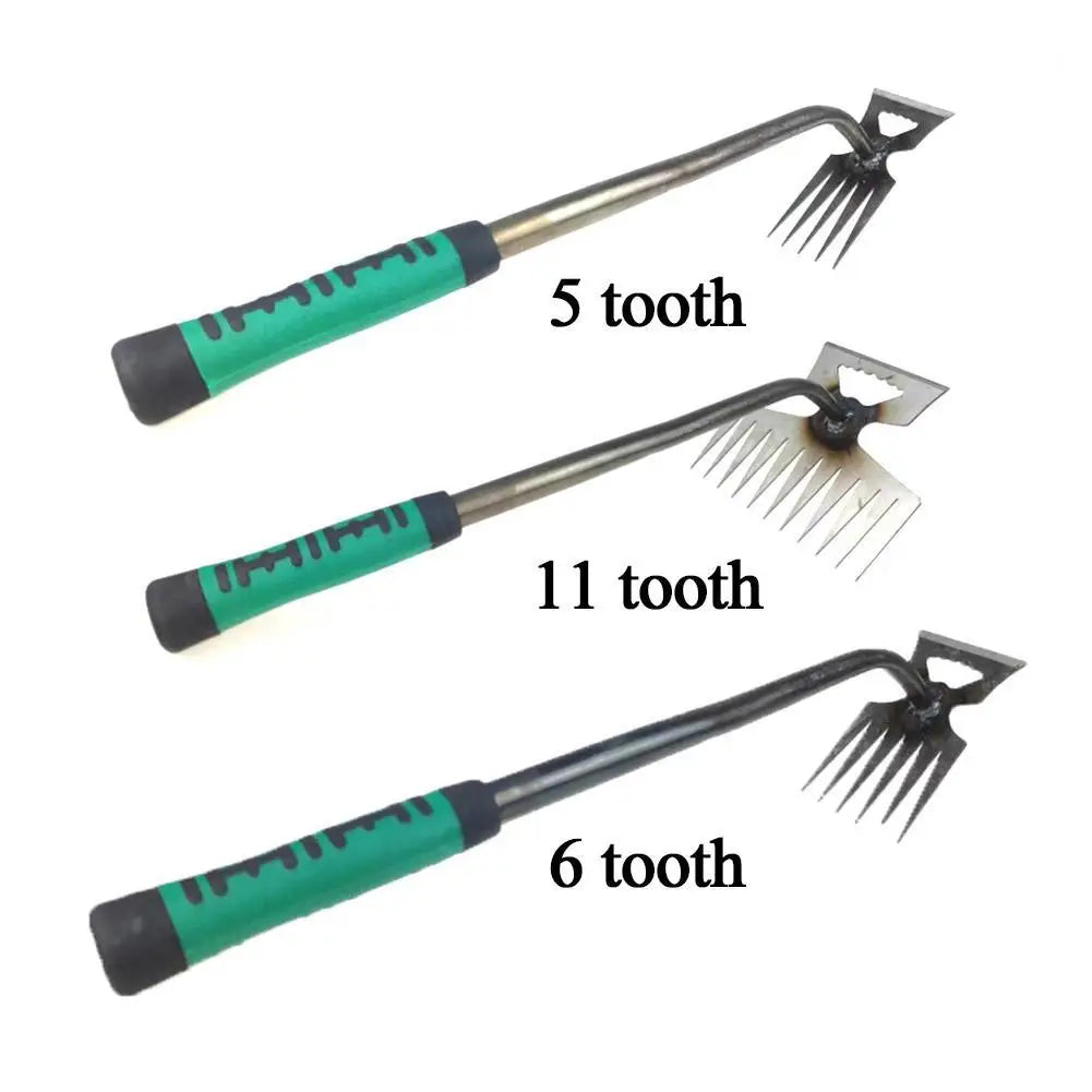 Zevolim| Raveta Garden rake | Robust steel tines | Ergonomic handle | Effective against weeds & leaves
