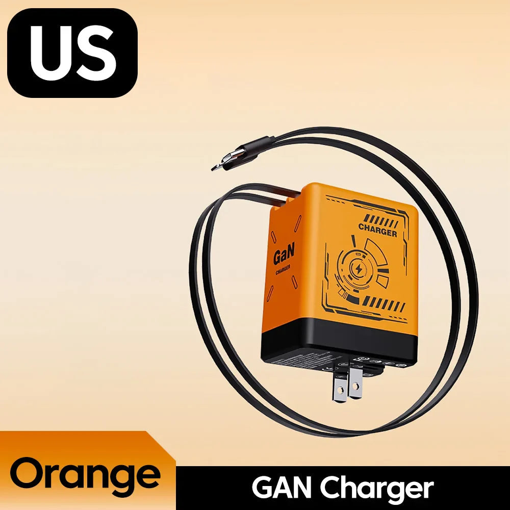 120W Fast Charging Retractable Charger