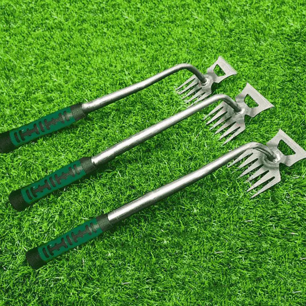 Zevolim| Raveta Garden rake | Robust steel tines | Ergonomic handle | Effective against weeds & leaves