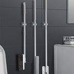 Mop holder FixoGrip | Self-adhesive & Waterproof | Wall mount without drilling | Set of 4
