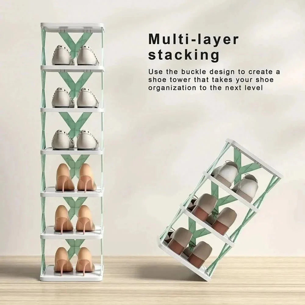 Saving Shoe Organiser - Multi-layered storage cabinet for bedroom & hallway