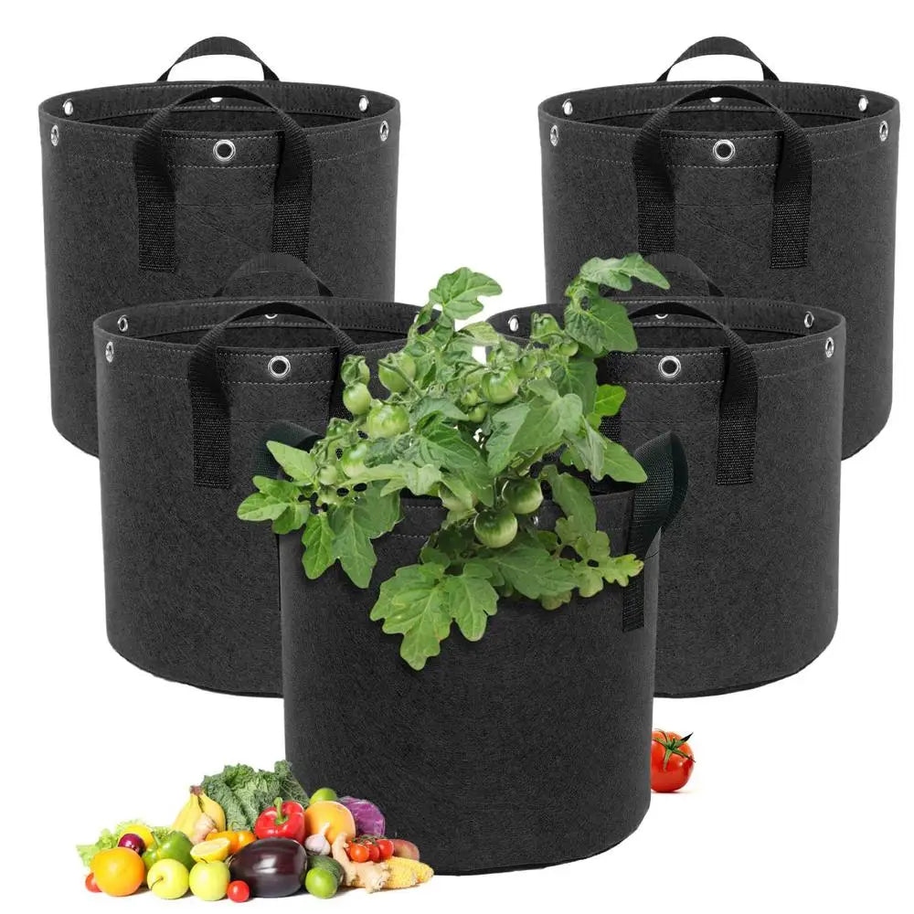 Zevolim| Felt plant sack with carrying handles – Breathable and durable for garden plants and flowers