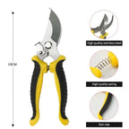 Zevolim| PrecisionCut Pruning Shears | Stainless Steel Garden Scissors for Trimming