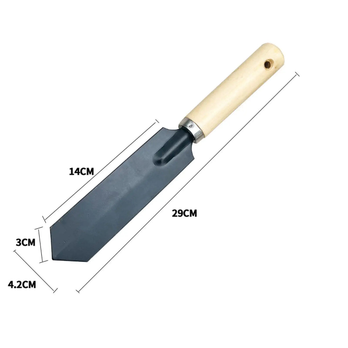 Zevolim| GardenPro Garden Spade | Sturdy Iron | Ergonomic Handle | Versatile & Practical