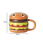 Yummy Hamburger-Shaped Ceramic Hamburger Mug