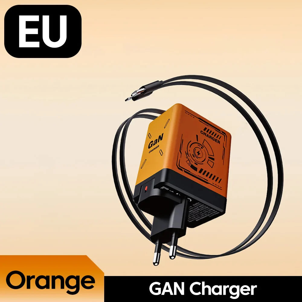 120W Fast Charging Retractable Charger