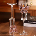Pink Bow Cute Glass