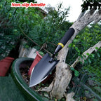 Zevolim| TerraGrip Garden Spade | Extra Robust & Ergonomic | Seamlessly Welded | For Hard Soils & Roots