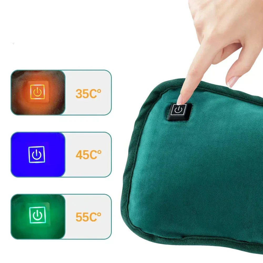 Zevolim | Portable Heating Pad | 30x20 cm | Fast Heating, Multipurpose Hand/Body Warmer