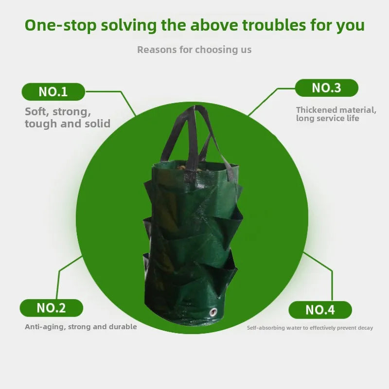 Zevolim| GrowFlex Plant Bag | Breathable & Waterproof | Perfect for Balcony and Garden
