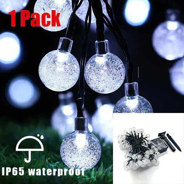 100 LED Solar String Lights Outdoor - Waterproof