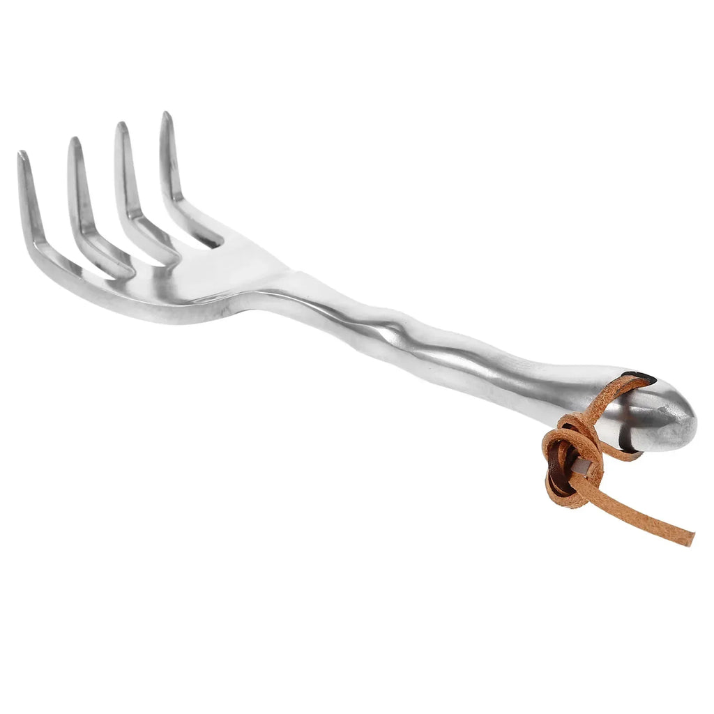Zevolim| Floravix Mini Garden Hand Rake | Lightweight & Durable | For Weeding, Digging & Soil Loosening | 20.5 cm Length