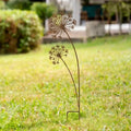 Zevolim| Florandis Metal Garden Stake Flower | Decorative Stake for Balcony, Bed & Plant Pot | Weatherproof & Detailed