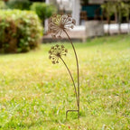 Zevolim| Florandis Metal Garden Stake Flower | Decorative Stake for Balcony, Bed & Plant Pot | Weatherproof & Detailed