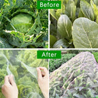 Zevolim| GARDIVIA Vegetable Protection Net | High-Density Insect Net Made of Polyethylene | UV Resistant & Breathable | For Raised Beds & Vegetable Cultivation