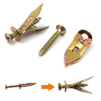 Self-drilling drywall anchors with screws – No pre-drilling, maximum load capacity