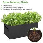 Zevolim| Foldable storage box made of felt for plants with handles