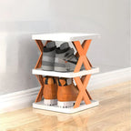 Multifunctional and Foldable Shoe Rack for Space-Saving Storage
