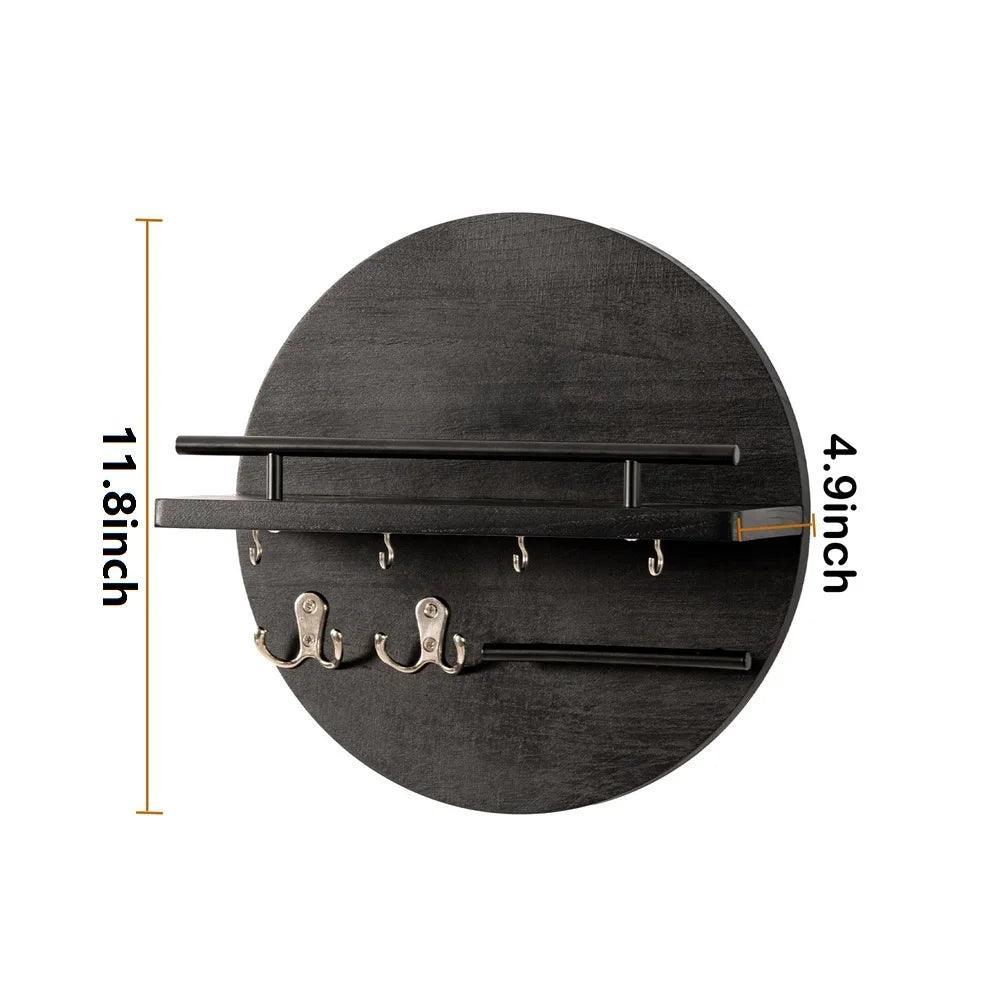 EcoKey Wooden Wall Key Holder – Sustainable Design & Minimalist Home Organisation