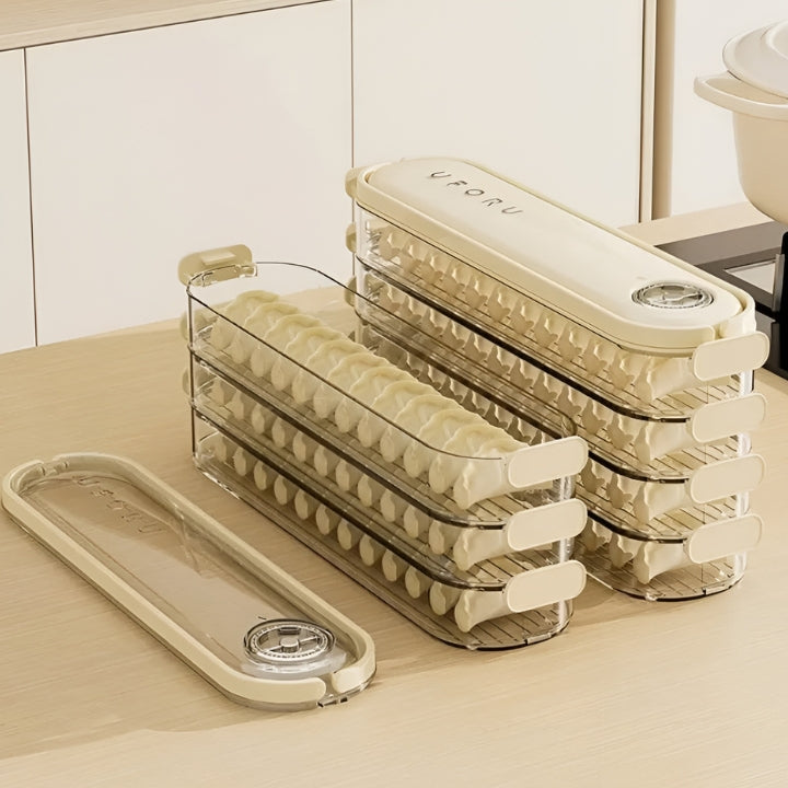 Space-saving system for organized food storage