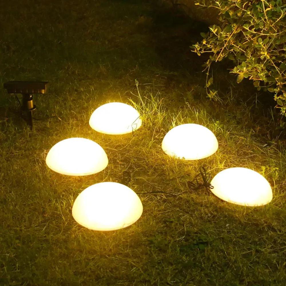 Zevolim| EcoGlow – Half-Dome Solar Garden Light