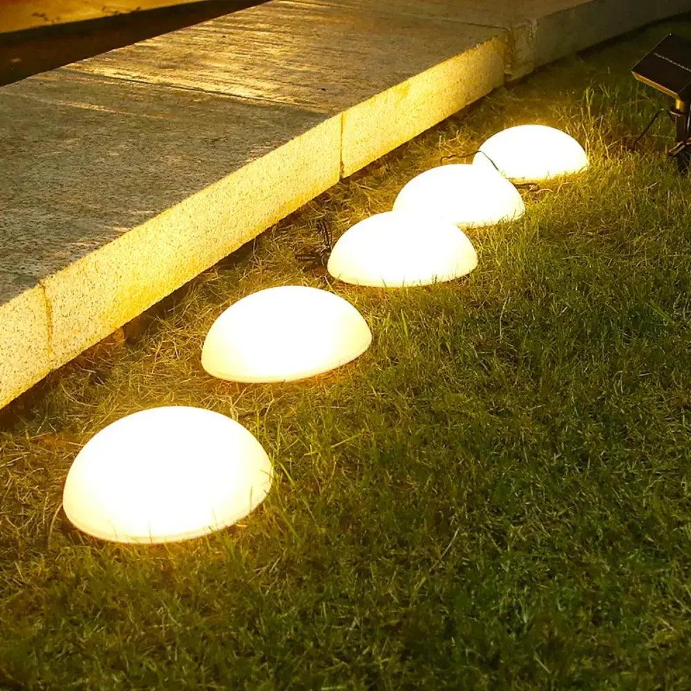 Zevolim| EcoGlow – Half-Dome Solar Garden Light