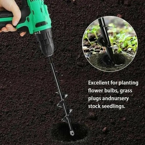 Zevolim| Spiral Garden Drill – Fast Planting Hole with Any Drill