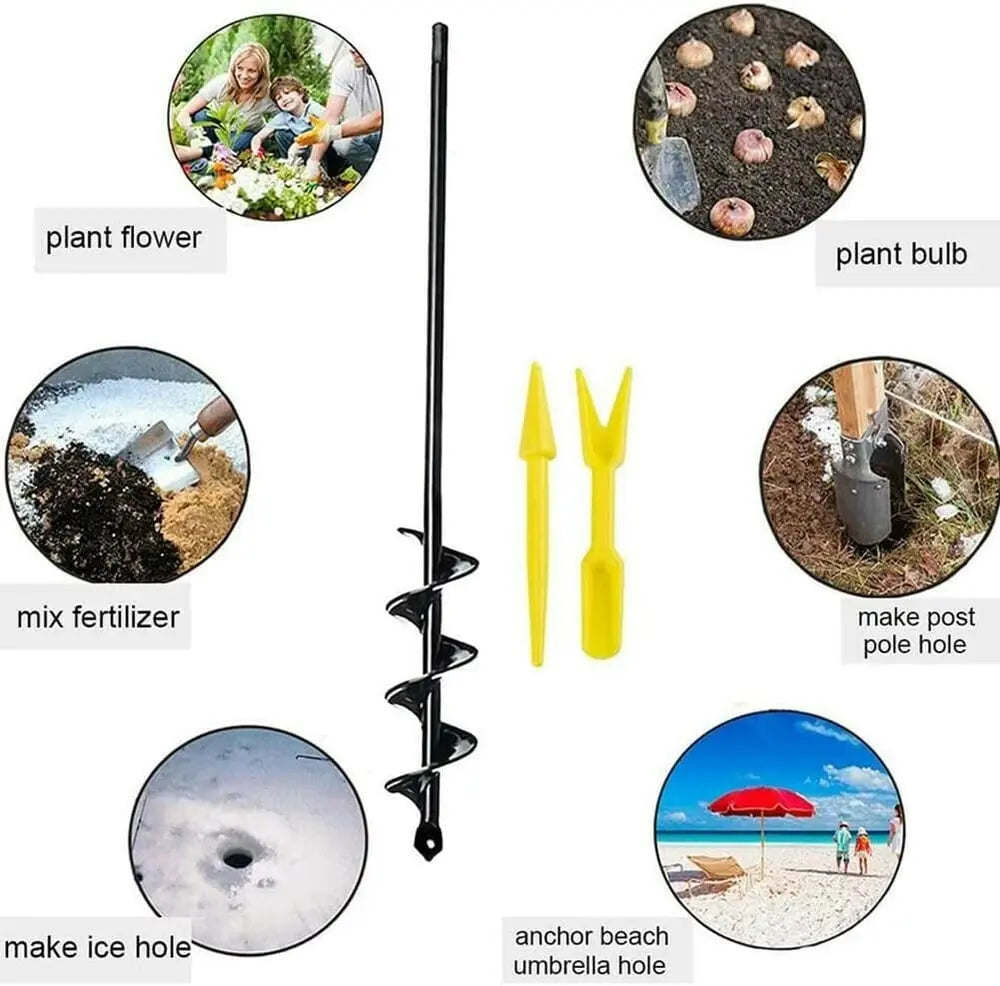 Zevolim| Spiral Garden Drill – Fast Planting Hole with Any Drill