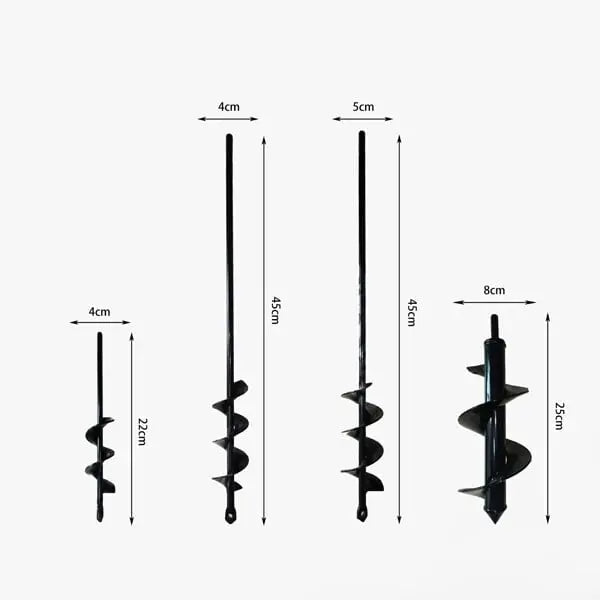 Zevolim| Spiral Garden Drill – Fast Planting Hole with Any Drill