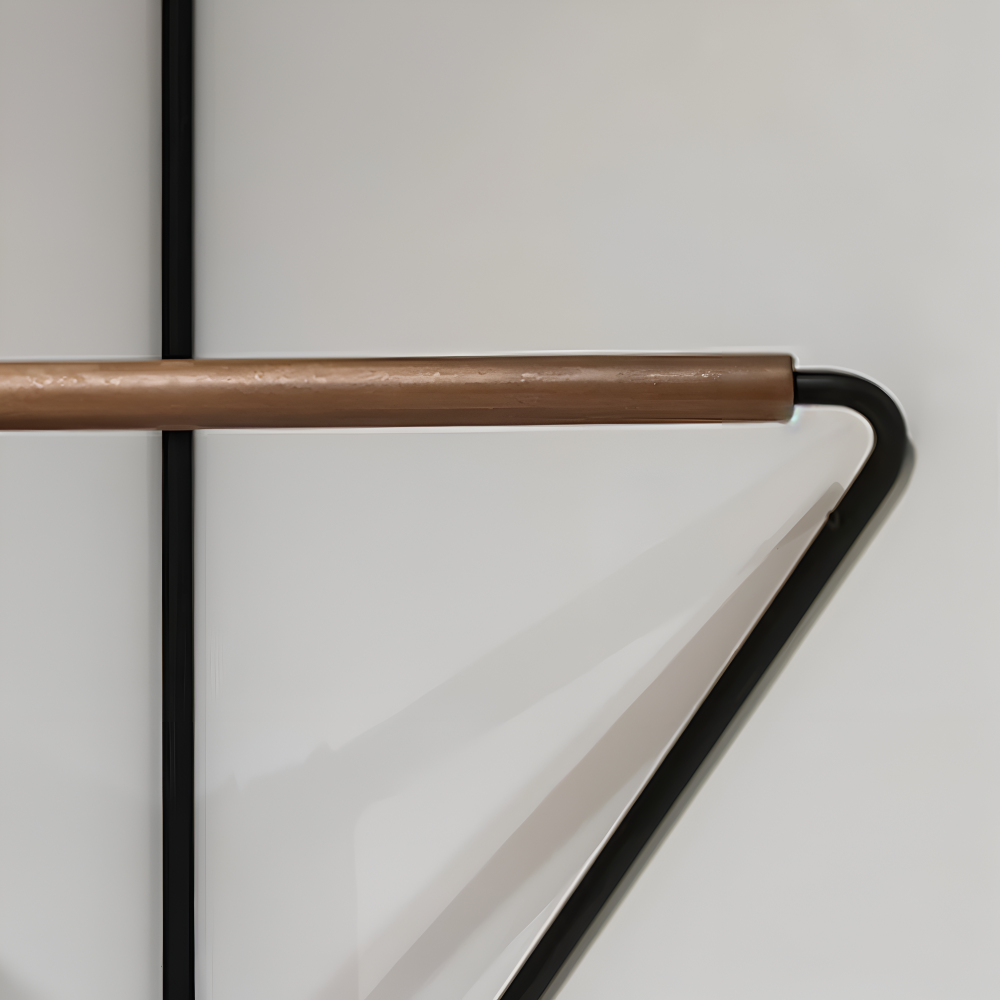 Triad Coat Stand – Geometric Multi-Purpose Metal Wardrobe Rack