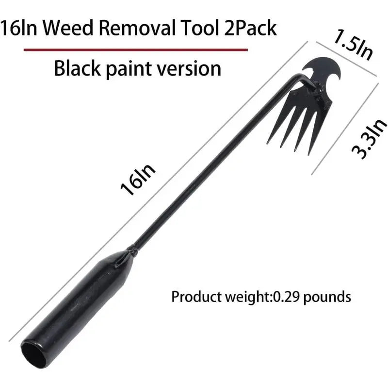 Zevolim| Weed removal tool with 4 prongs – Garden hoe tool