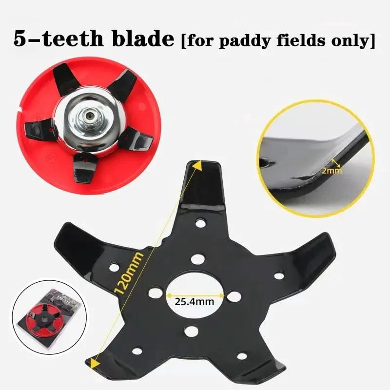 Zevolim| Weed Disc made of Manganese Steel – Efficient Weed Control for Garden and Lawn