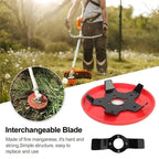 Zevolim| Weed Disc made of Manganese Steel – Efficient Weed Control for Garden and Lawn
