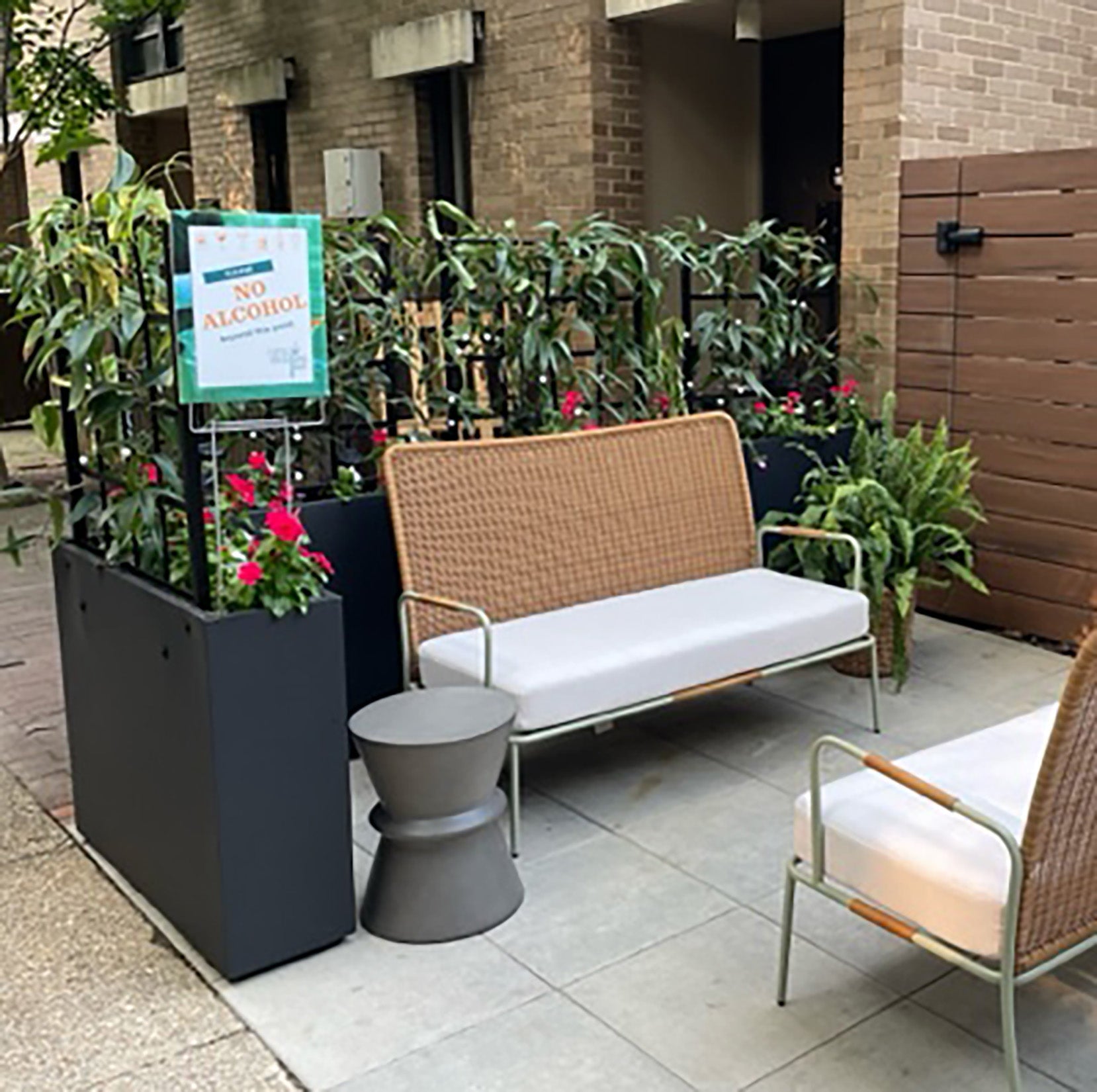 Aster Tall Span Planter - Heavy Duty Fiberglass w/ Steel - Plant Shelf - Indoor / Outdoor Divider  (38" L x 11" W x 29" H)