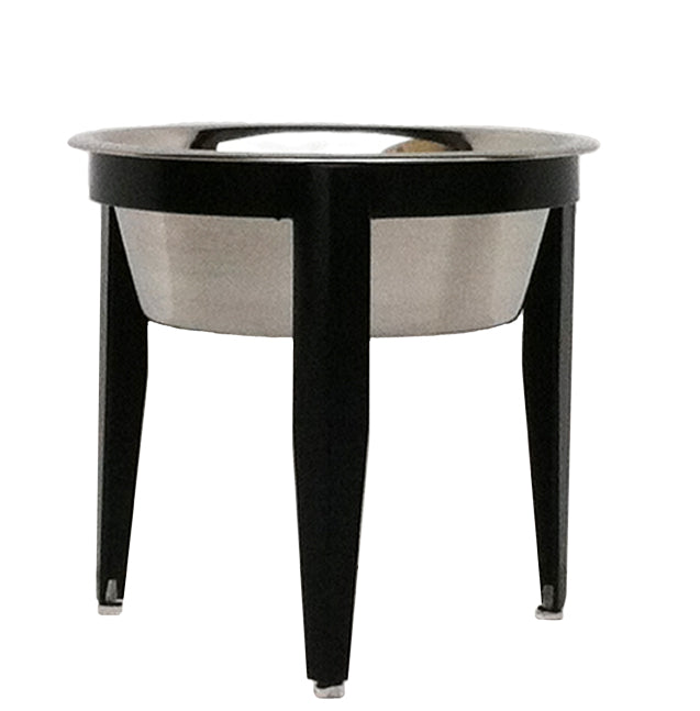 Vision Single Diner - Modern Minimalist Indoor / Outdoor Elevated Dog Bowl w/ Metal Stand (5.5" / 10" Stand)