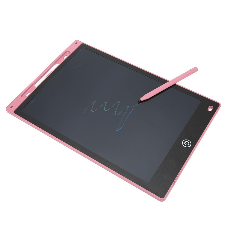 12-inch LCD writing tablet - erasable doodle board for kids, reusable learning notebook