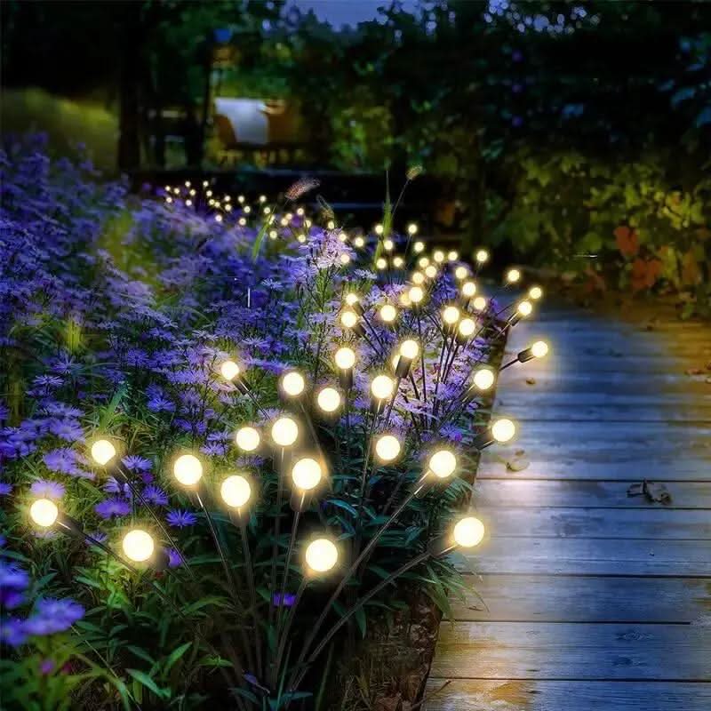 Zevolim| Solar firefly garden lights for atmospheric evenings