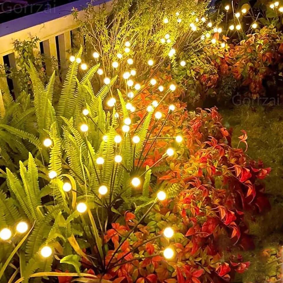 Zevolim| Solar firefly garden lights for atmospheric evenings