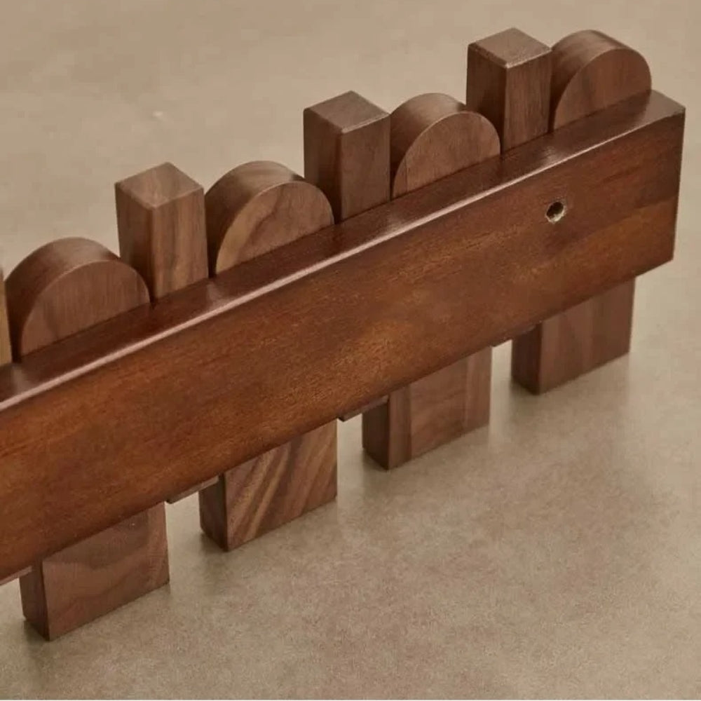 Piano Wooden Hook Wall Coat Rack