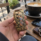 Gears of Time Brass Pocket Lighter