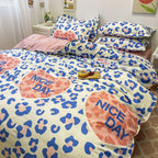 Zevolim| Abstract Chessboard Single Bed Linen Set