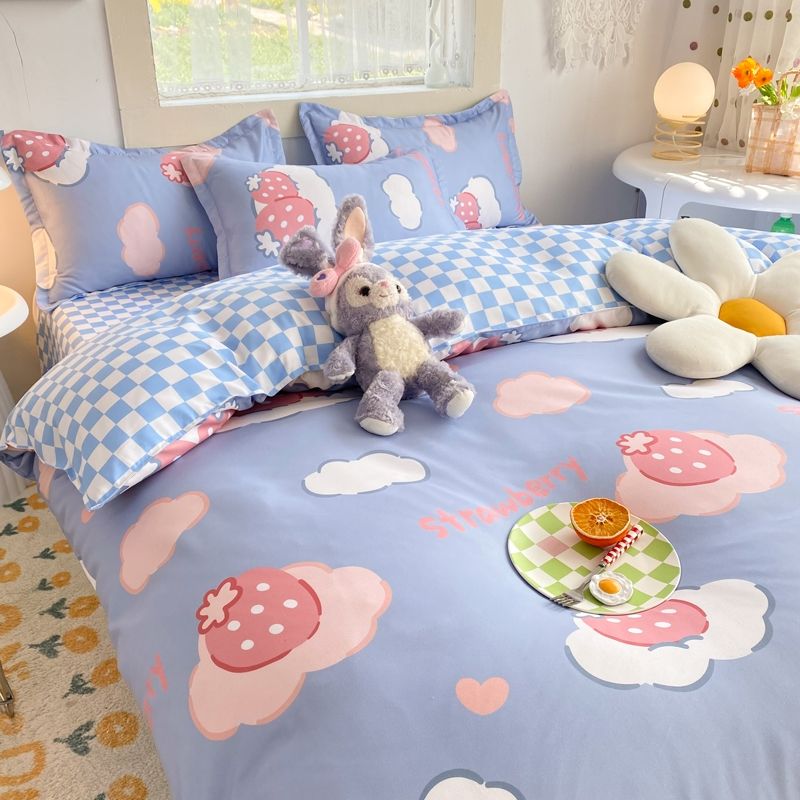 Zevolim| Abstract Chessboard Single Bed Linen Set