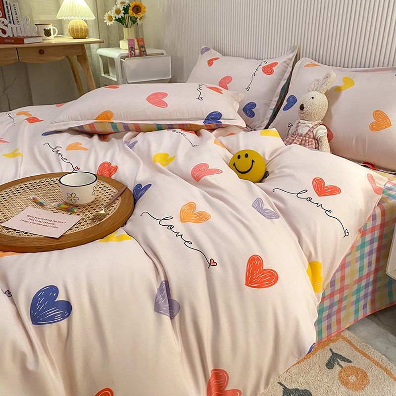 Zevolim| Abstract Chessboard Single Bed Linen Set