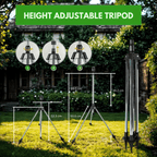 Zevolim| TURBOSPRAY – Adjustable Rotating Irrigation Sprayer with 360° Coverage