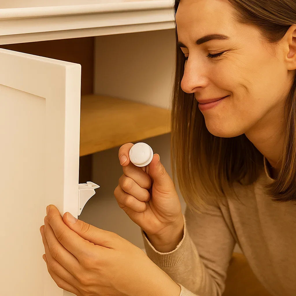 Magnetic Child Safety Cabinet and Door Set
