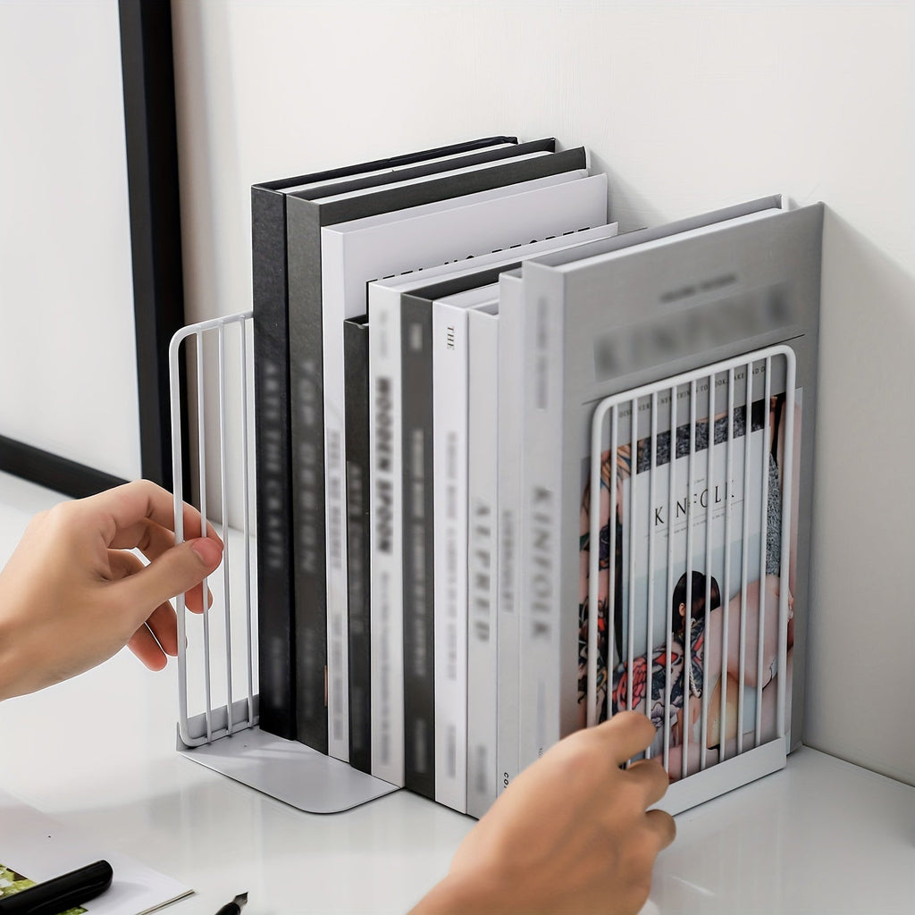 IronHold - Elegant Bookends for Perfect Organization